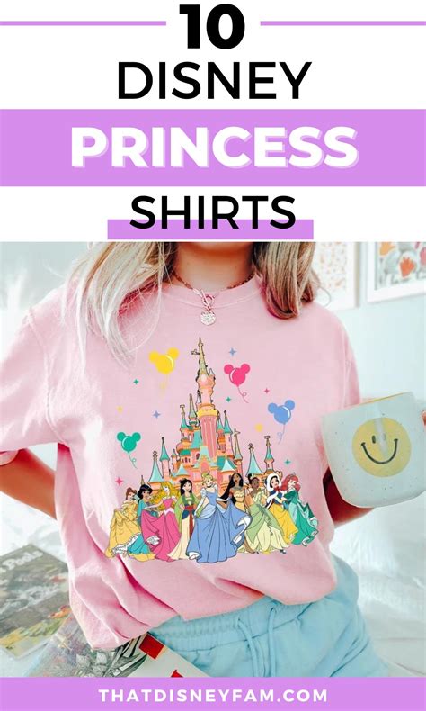 10 Disney Princess Shirts That Are Fit For A Fairy Tale - That Disney Fam