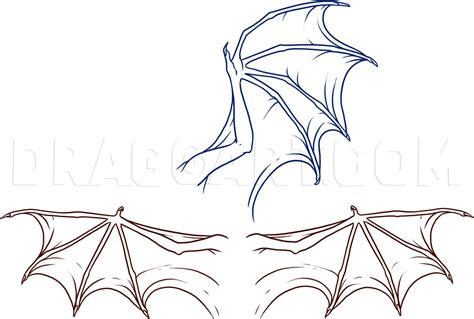 How To Draw Dragon Wings