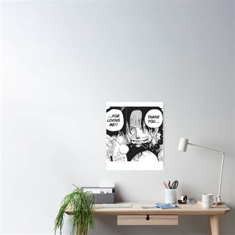 "Portgas D. Ace last words" Poster for Sale by Otaku-Area | Redbubble