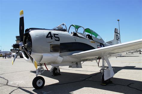 North American T-28 Trojan at Planes of Fame Air Show 2014 (KCNO) Cowboy Art, Trojan, Air Show ...