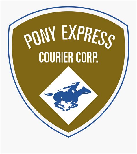 Pony Express Courier Logo Png Transparent - Emblem , Free Transparent ...