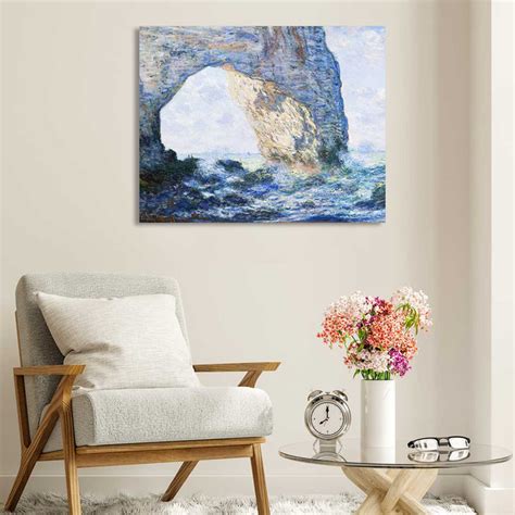 Canvas Painting Wall Art Print Picture The Manneporte near Étretat Pap — ART STREET