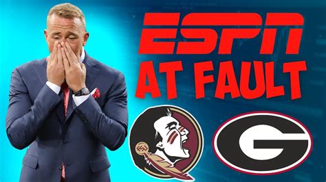 How ESPN Screwed FSU & UGA in the Orange Bowl - YouTube