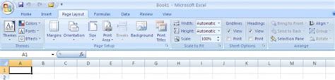 The Page Layout Tab of Excel 2007 | hubpages