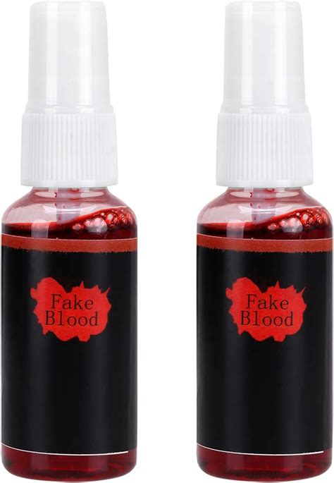 Amosfun Halloween Fake Blood Makeup Spray Artificial Blood Toy Cosplay ...