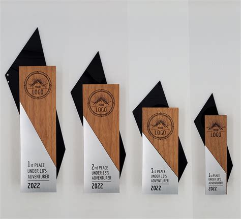 Our multi-material wooden and acrylic trophies are made using wood from FSC approved suppliers ...