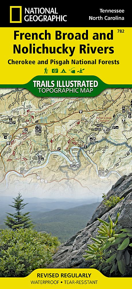 Cherokee, Pisgah National Forest, French Broad, and Nolichucky River Trails Illustrated Folding ...