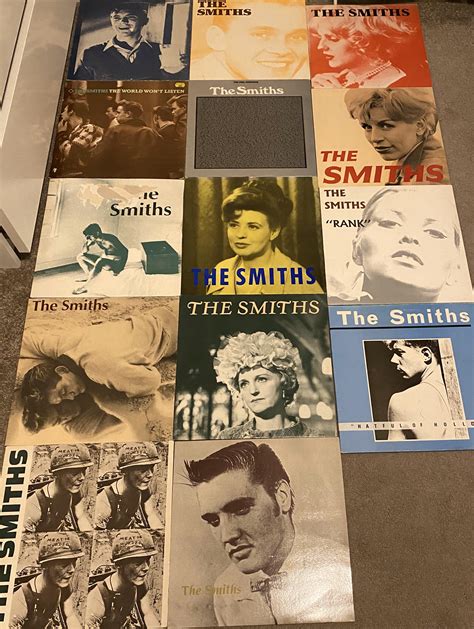 My vinyl collection of the smiths, there are still a few I’d like to ...