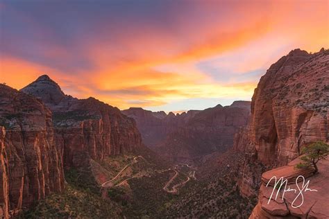 Zion Canyon Overlook Sunset | Zion National Park, Utah | Mickey Shannon ...