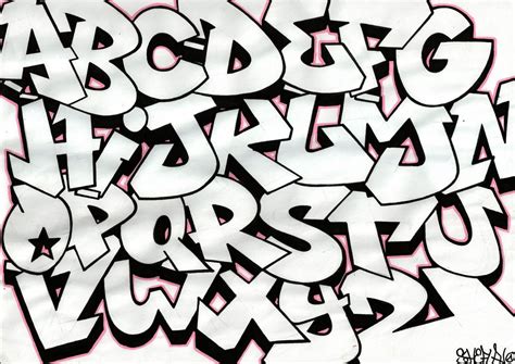 Graffiti Alphabet Bubble Letters | Graffiti lettering, Graffiti lettering alphabet, Graffiti ...