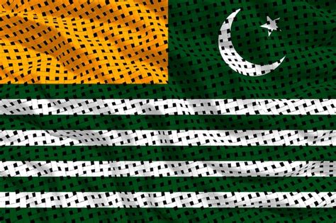 Premium Photo | National flag of azad kashmir background with flag of azad kashmir