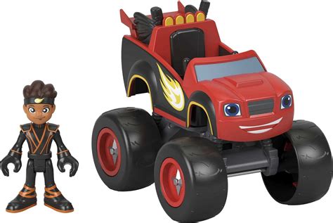 Buy Fisher-Price Blaze And The Monster Machines Toy Truck & Figure Set, Ninja Blaze & Aj ...