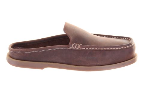 Chatham Cirrus Marron Mule Cuir Slip On Pont Bateau Chaussures Homme ...