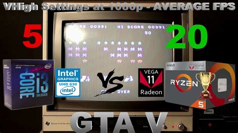 Intel UHD 630 Vs AMD Vega 11 Benchmark 1080p - YouTube