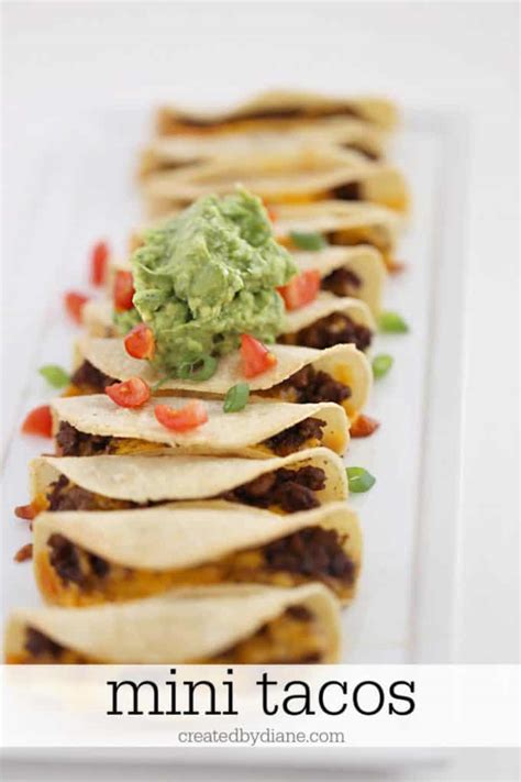 Mini Tacos | Created by Diane