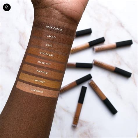 NARS Radiant Concealer Swatches on Dark Skin | Creamy concealer, Makeup ...