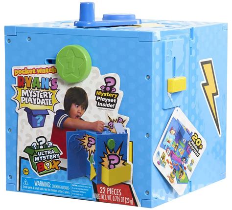 Pocket Watch Ryans World Mystery Playdate Ultra Mystery Box Exclusive Set Blue Just Play - ToyWiz