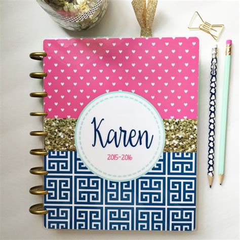 Custom Happy Planner Cover Set Personalized Cover Set Mini - Etsy | Happy planner, Planner cover ...