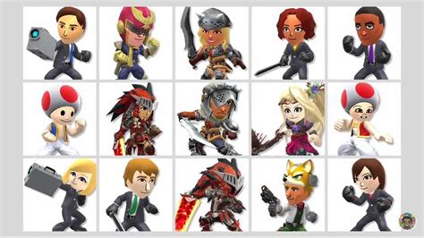 Mii Fighter costumes has now entered Wave 4 | Super Smash Brothers ...