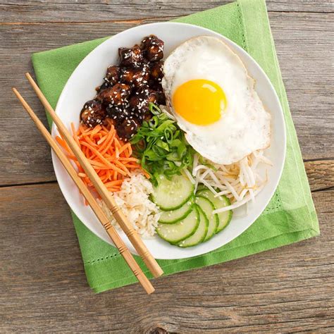 Crispy Korean Vegetarian Bibimbap | Ready Set Eat