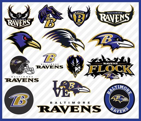 Baltimore Ravens Svg Cut Files, Ravens Svg Logo, Ravens Png - Inspire ...