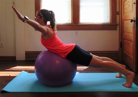 Stability Ball Workout for Full Body Strength – Runnin’ for Sweets