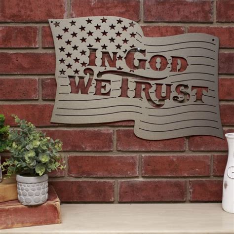 In God We Trust Flag – JDH Iron Designs