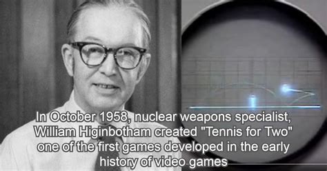 William Higinbotham created, "Tennis for Two", what is thought to be the first video game! : r ...