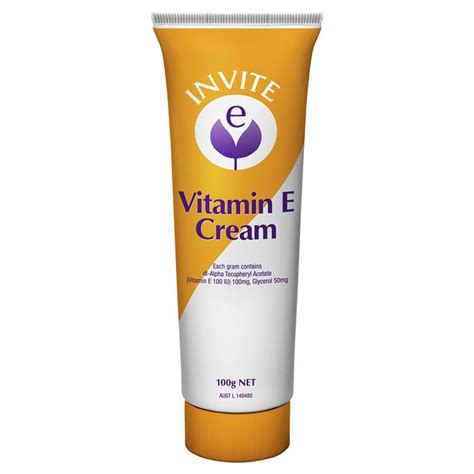 Buy Invite E Vitamin E Cream 100g Online at Chemist Warehouse®