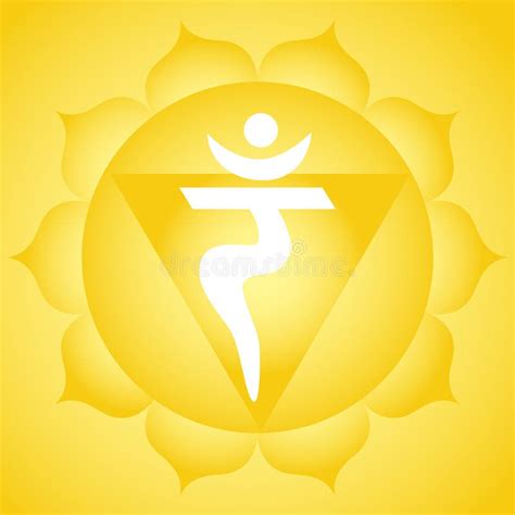 Solar plexus chakra stock vector. Image of aura, esoteric - 48434794