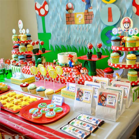 Karo's Fun Land: Super Mario Fifth Birthday Party