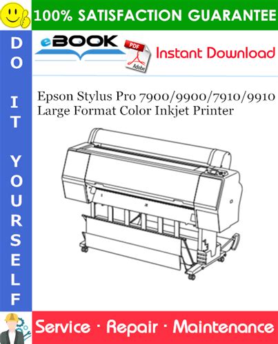 Epson Stylus Pro 7900/9900/7910/9910 Large Format Color Inkjet Printer ...