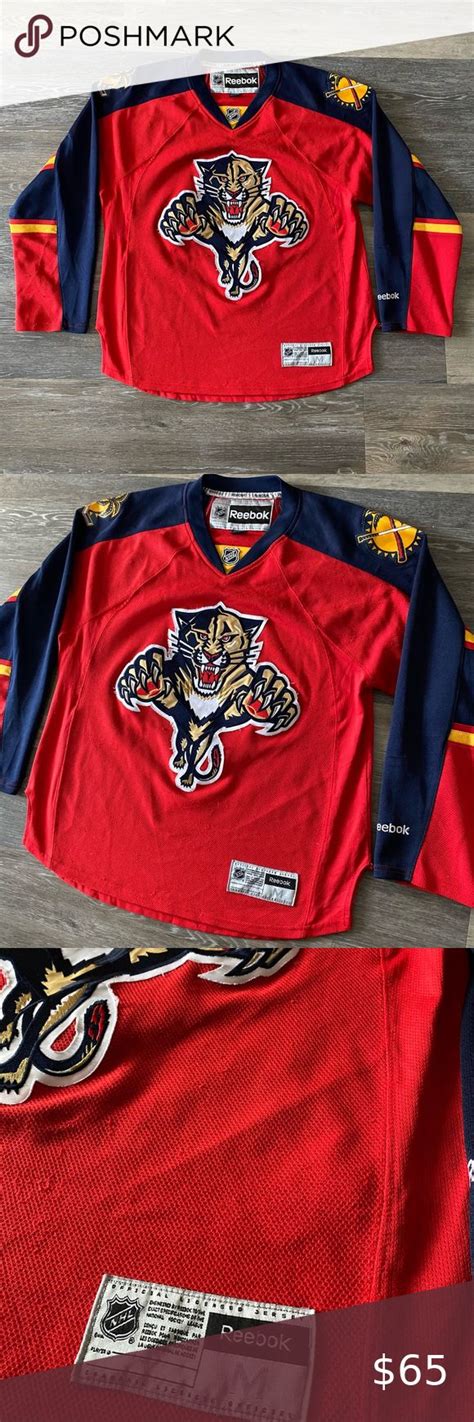 FLORIDA PANTHERS HOME JERSEY BY REEBOK | Florida panthers, Reebok ...