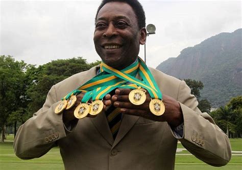 Celebrating Brazilian football legend Pele with seven of his powerful ...