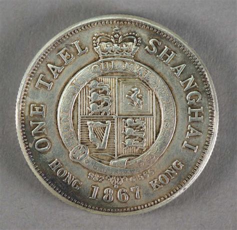 Chinese One Tael Silver Coin Shanghai Made