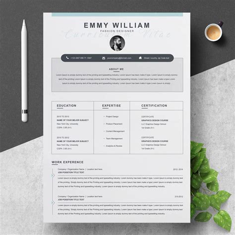 Modern resume templates - lomidesigner