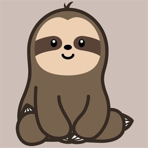 Cute Sloth Stickers by Stycker LLC