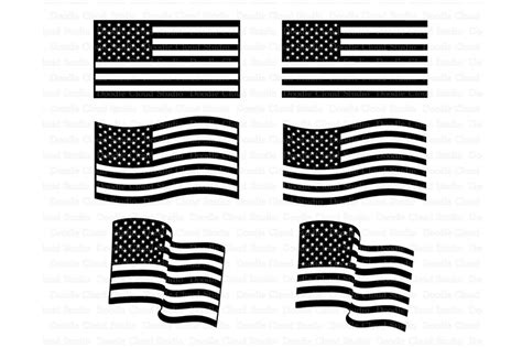 American flag SVG, Distressed USA Flag SVG. By Doodle Cloud Studio | TheHungryJPEG