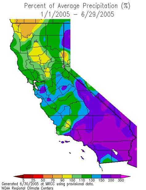 California 2002-2003 Rainfall Season Summary