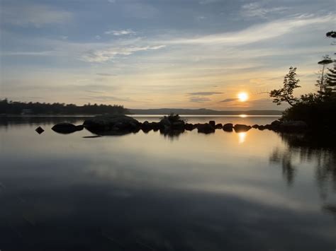 Summer sunrise, Lake Sunapee, NH. : Kayaking