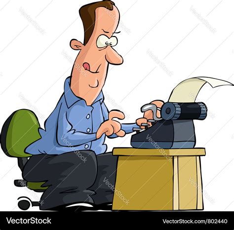 Writer Royalty Free Vector Image - VectorStock