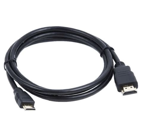 Jual Kabel Mini HDMI to HDMI 5m Full HD - HDMI Mini 500cm - Batamkamera.com