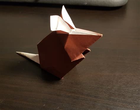 Origami rat/mouse | Origami rat, Woven paper, Origami