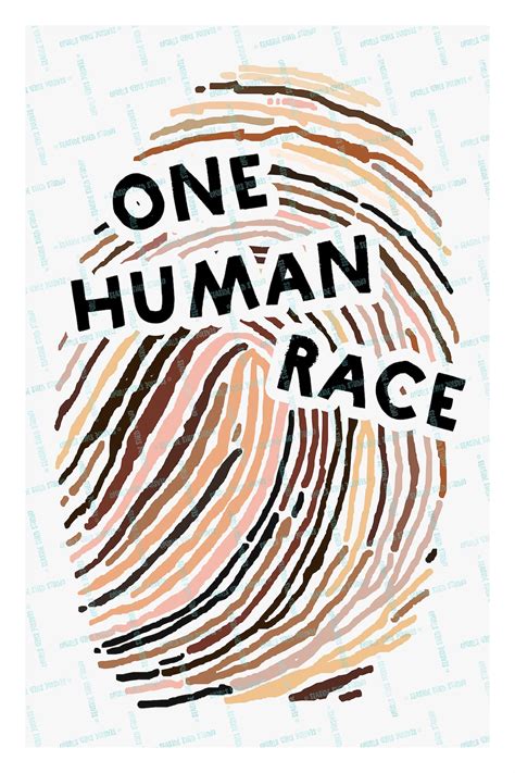 One Human Race Equality Poster Classroom Prints Diversity - Etsy UK