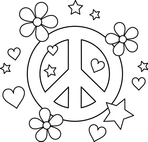 Peace Coloring Pages Printable