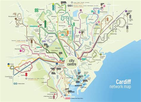 Map bus network Cardiff. Source: http://www.cardiffbus.com/ (2014 ...