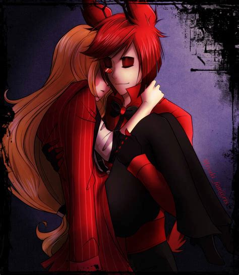 Charlie x Alastor by Miyuki-fanarts on DeviantArt