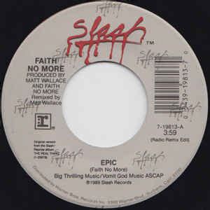 Faith No More - Epic (1990, Vinyl) | Discogs