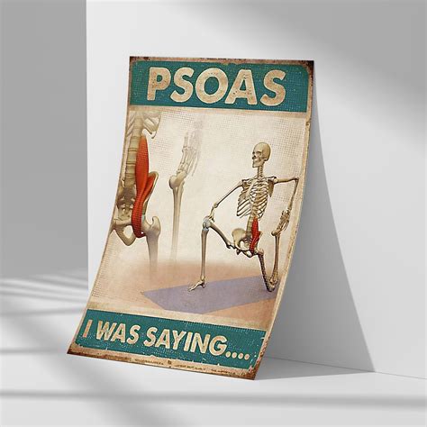 New Massage Therapist Psoas I Was Saying Poster Unique Gifts - Etsy