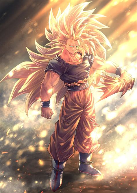 SS3 Goku by @mattari_illust : r/dbz